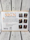 Learn American Sign Language Book   Flashcards By Arlene Rice  2007  Boxed Set 