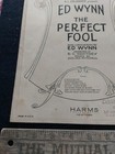 Ed Wynn  the Perfect Fool  Harry Richman   Lou Davis 1921 Broadway Sheet Music