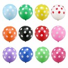 12inch 50x Pink Black Dot Polka Latex Balloon Baby Shower Birthday Party Wedding
