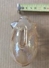 Vintage Pink Textured Glass Small Pig Piggy Bank Coin Still 4  L X 3  H