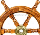 12 Inch Wooden Ship Wheel Nautical Home Wall Decor Handmade Christmas Decor Gift