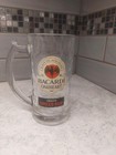 Bacardi Oakheart Dimpled Rum Stein-14 Oz Beer Mug  Heavy Glass  Spiced Rum