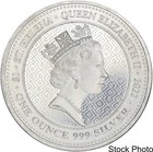 2022 St  Helena   1 Queen s Virtues Truth Conquers All 1 Oz  999 Fine Silver Coin