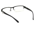Men Women Clear Lens Half Rim Fashion Frame Eye Glasses Designer Rx Nerd Eyewear