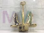 Antique Brass Boat Anchor   Vintage Nautical Decor  Home And Office Display