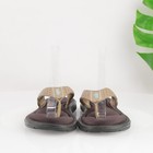 Nike Womens Comfort Footbed Sandals Size 9 Tan Thong Foam Slide Flip Flop Shoes