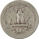 1945 D Washington Silver Quarter Circulated 25c Coin Collectible
