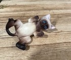 Siamese Cat Porcelain Ceramic Figurine - Vintage