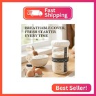Login Life 24 Oz Sourdough Starter Jar Kit  Glass Sourdough Starter Jar With Dat