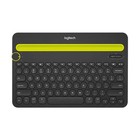Logitech K480 Wireless Bluetooth Multi Device Keyboard Black Yellow