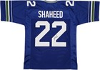 Seattle Seahawks Rashid Shaheed Autographed Blue Jersey Mcs Holo