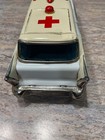 Vintage 1950 s Japan Bandai Buick Station Wagon Tin Friction Ambulance