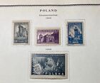Rare 1944-1945-1946 Poland Stamp Set Mint Hinged Unuse And 1 Used 