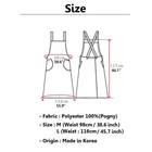  yodel  Pinkle Long Semicircular Pocket Hairdresser Apron For Adult