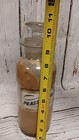 Vintage Clear Pharmacy Apothecary Bottle- Pulverized Assafoetida