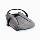 Cozy Cover 2-in-1 Infant Carrier Baby Car Seat Cover Gray  All Season Protection