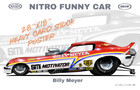 Lot Of 12 Billy Meyer Funny Cars From The 70 s And 80 s 28x18  Posters