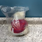 Vintage Avon Valentine Bear Loving Wishes Sound White Red Sweater Plush 1996