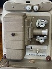 Vintage 1950s Bell   Howell 253 Ax 8mm Film Movie Projector   Reels Tested Works