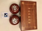 Go Game Set With Agate Stones And Beautiful Wooden Box