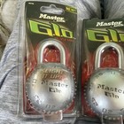 Lot Of  3  Master Lock G l o Hi-viz Dial Combination Padlock 2077d Discontinued