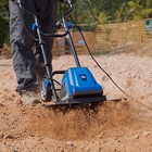 18-inch Electric Tiller Cultivator Corded 15amp 6 Steel Tines Tillers For Garden