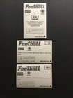  3  Arizona Cardinals Team Stickers -1989 1990 Panini Nfl Sticker D13