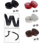 2pcs Breathable Leather Road Bike Handlebar Grip Bar Bicycle Belt Wrap Tape I