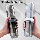1pc Travel Portable Toothbrush Cup Bathroom Toothpaste Holder Storage Case Box