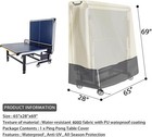 Funda Premium Para Mesa De Ping Pong  Impermeable A Prueba De Polvo  600d Us New