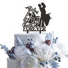 Motorcycle Wedding Cake Topper Ride 4 9 Inches Wide  6 7 High  Black