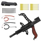 Recurve Bow Slingshot With Wrist Support Shoots Balls   Darts 10pcs Ammo Set