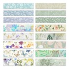 Floral Washi Tape Set     16 Rolls Spring Flower Decorative Tape For Crafts   Jour