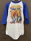 Ac dc Highway To Hell Tour Vintage Original 1979 3 4 Sleeve Concert Shirt