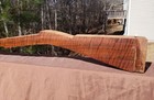      Highly Figured Curly Tiger Claro Walnut Muzzleloader Rifle Hawken Stock Blank