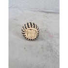 Vintage Miniature Woven Basket With Lid And Handle Black Tan 4 5 x2 5 