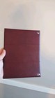 Vintage Burgundy Telephone   Address Book With Notepad