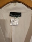 White Cherokee Scrubs Unisex Lab Coats 1446 Wht Size Xl New Nwt