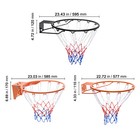 Basketball Rim Replacement Outdoor Heavy Duty Hanging Flex Hoop Net