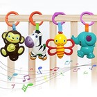 Baby Toys  Cartoon Animal Hanging Rattle Toys  Handbells Baby Rattles  Baby 