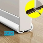 Under Door Bottom Seal Strip Stopper Adjustable Twin Door Draft Guard Soundproof