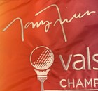 Tony Finau Signed 2026 Valspar Championship Flag - Jsa   Psa 100  Guaranteed