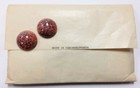 18 Vintage Czech Glass Coral Grey Matrix 18mm  Round Cabochons - Full Pack B980