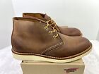 Red Wing Heritage 3137 Chukka Boots Mens 8 D Copper Rough Tough Leather Usa New