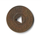 Usa Tokens - Louisiana 5 Mills Public Wellfare Tax Token Nd 1938-41