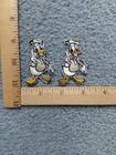 Lot Of 2 Rare Vintage Character  Donald Duck Iron On Patches Free Shipping