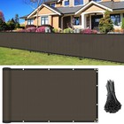4  5  6  8  Privacy Fence Screen Garden Windscreen Heavy Duty Shade Cover Brown