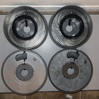 Lot Of 4 Vintage Eastman Kodak 80-slide Projector Carousel Trays W locking Rings