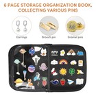 Pin Books For Collectors  Enamel Pin Display Pages Pin Carrying Case  6 Pages
