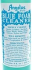 Angelus Blue Foam Cleaner For Leather Suede Nubuck Vinyl Straw Canvas 8 Oz